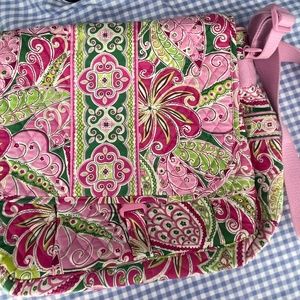 Vera Bradley messenger in Pinwheel Pink